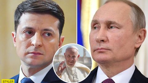Папа Римський зробив гучну заяву про зустріч Зеленського з Путіним