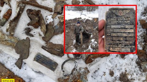 В Украине раскопали американский истребитель времен Второй мировой войны