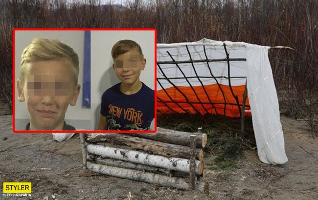 Под Киевом пропали школьники: дети всю ночь прятались от опекуна в шалаше