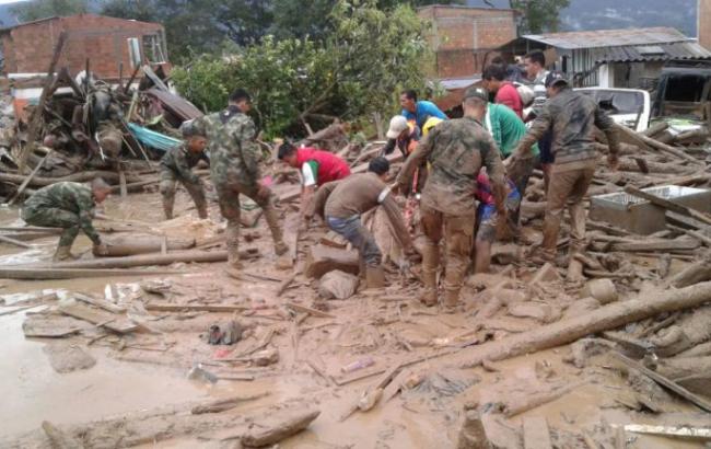 Зсув у Колумбії: 254 загиблих, понад 400 поранених