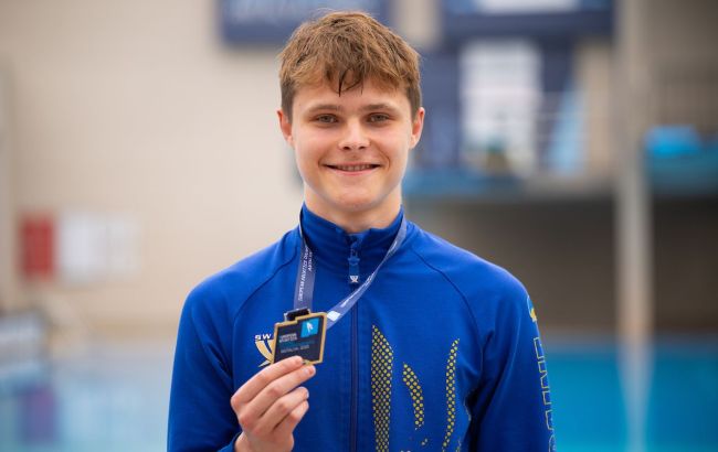 Українець Олексій Середа став найкращим стрибуном у воду Європи у 2025 році