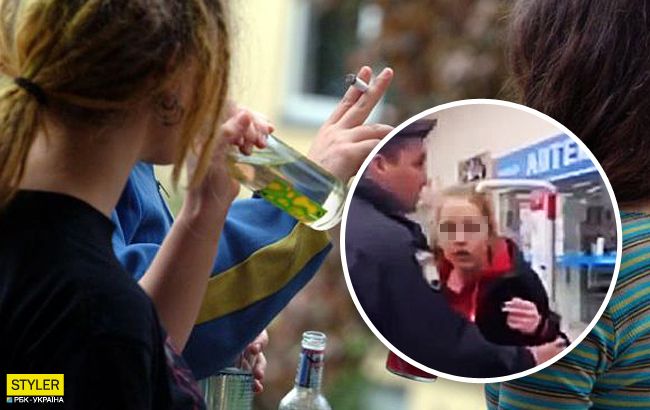 В Киеве пьяные школьницы устроили драку в ТРЦ