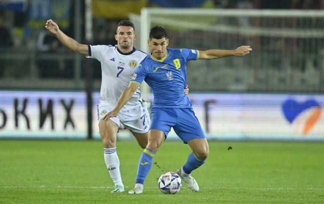 Сборная Украины сыграла вничью с Шотландией и не смогла пробиться в Дивизион A Лиги наций