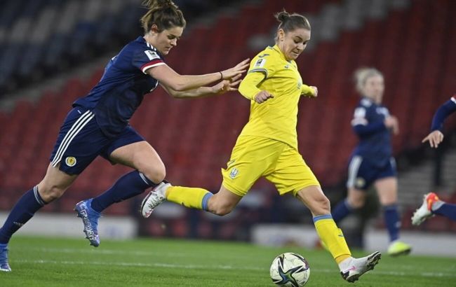 Жіноча збірна України з футболу зіграла внічию на відбірковому матчі до ЧС-2023