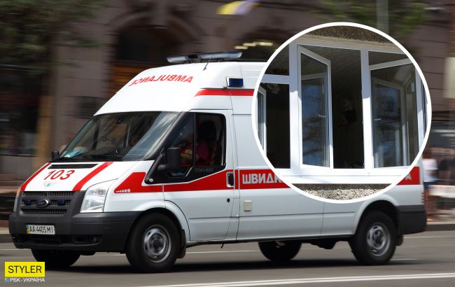 В Киеве мужчина выпрыгнул из окна седьмого этажа и чудом выжил