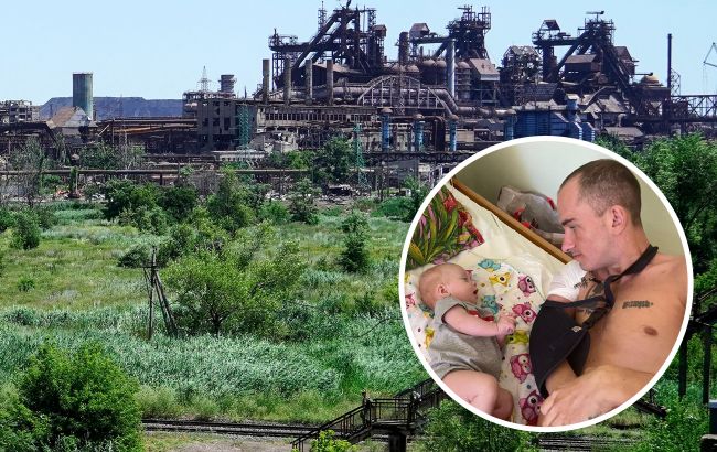 Синочок народився, коли батько був у полоні: неймовірне фото захисника Маріуполя з новонародженим