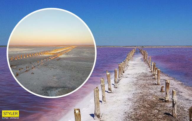 В Крыму высохло живописное розовое озеро, которое любили все туристы (фото)