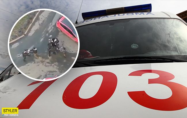 Бійка у Києві: швидка не могла проїхати через припарковане авто