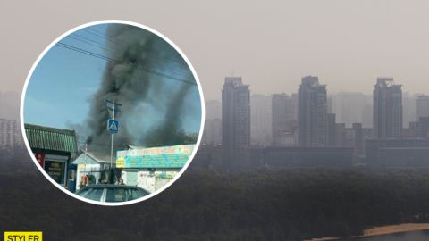 Жителі Києва задихаються від диму і смогу: причини НП і як уникнути отруєння