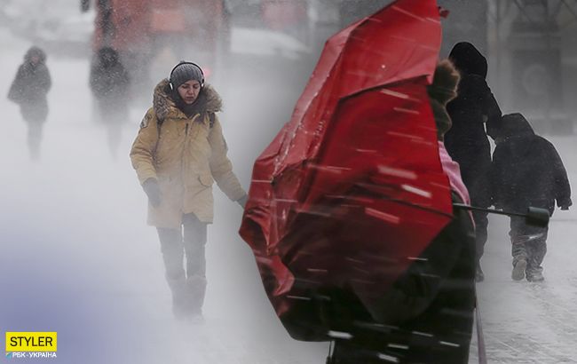 Украину накроет снежный шторм: где разгуляется непогода