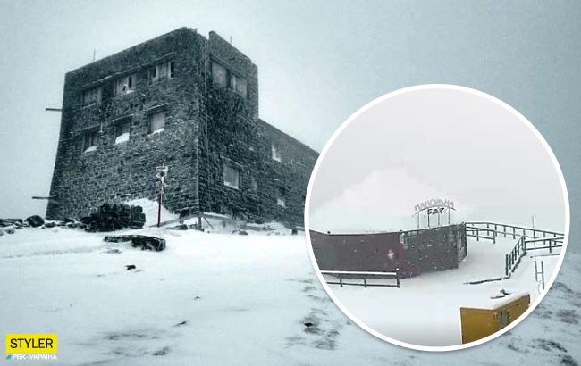 Карпаты засыпало снегом: впечатляющие фото