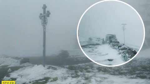 Карпати 2 червня замело снігом: рятувальники зробили заяву для туристів