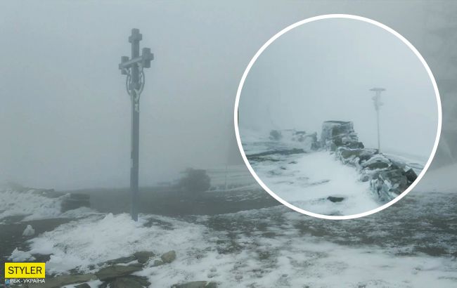 Карпаты 2 июня замело снегом: спасатели сделали заявление для туристов