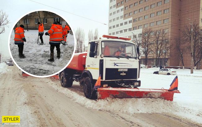 У Києві комунальники відмовилися розчищати від заметів дорогу до школи для дітей з вадами зору