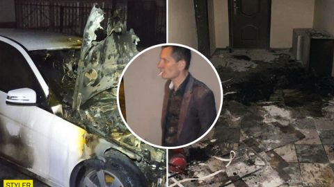 В Киеве экс-депутат устроил погром жене: сжег машину и хотел подпалить квартиру