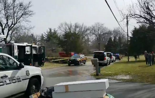 В американском Огайо самолет упал на жилой дом