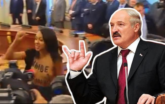В Femen объяснили обнажение активистки перед Порошенко и Лукашенко