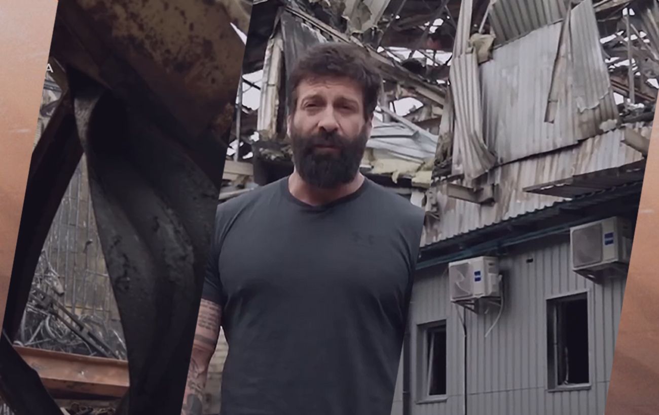 Під час атаки на Київ знищено павільйон СТБ, де знімали "Зважених" та інші шоу