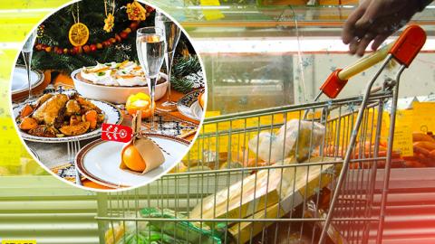 Новогодний стол для украинской семьи подорожал на 20%