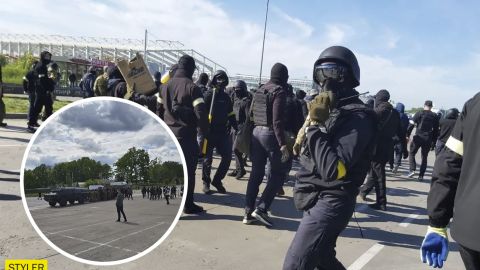 Тітушки на БТР і погроми з постраждалими: на ринку "Столичний" сталися сутички (відео)