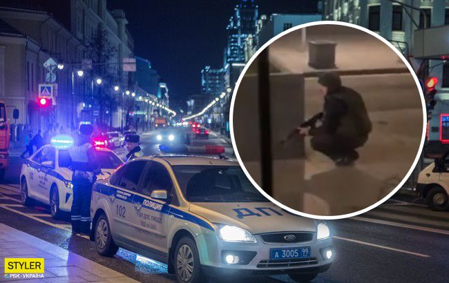 Появились первые видео смертельной перестрелки в центре Москвы