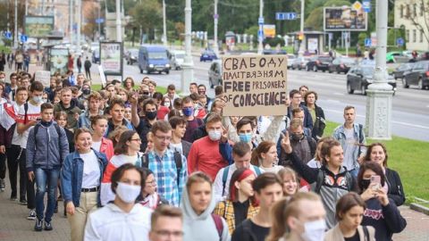 Ситуація в Білорусі: студенти виходять на протест, почалися затримання
