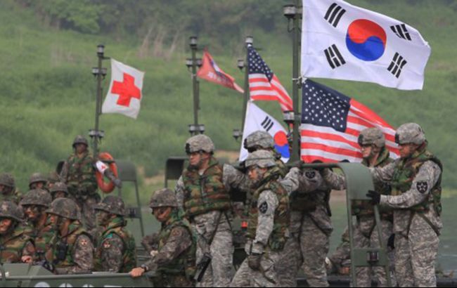 США и Южная Корея начали военные учения