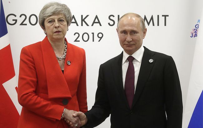 Мэй встретилась с Путиным на саммите G20