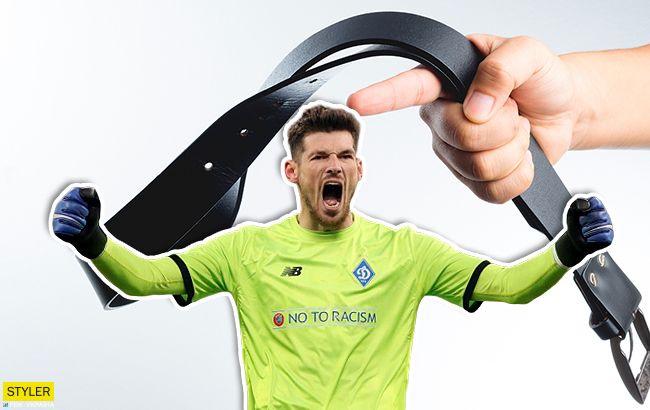 Вратарь "Динамо" отшлепал игрока "Шахтера" прямо на поле. Видео