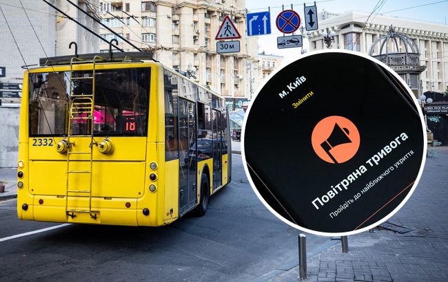В Киеве могут возобновить работу транспорта во время тревоги: что известно