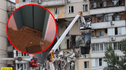 Пішли тріщини по стінах: сусіди будинку, що вибухнув у Києві бояться йти додому