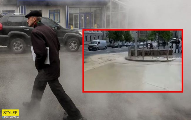 В центре Киева произошло серьезное ЧП (видео)