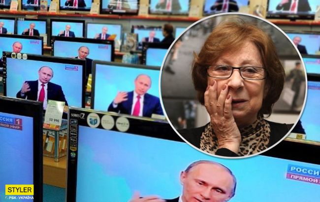 "Тхне брехнею і фальсифікацією": Ахеджакова розповіла про російське телебачення