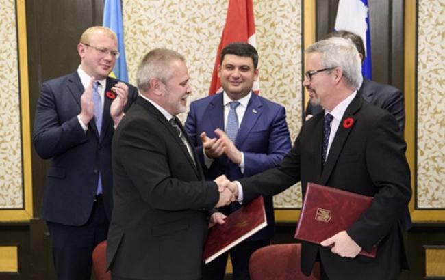 Космические агентства Украины и Канады подписали меморандум о взаимопонимании