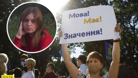 "Не могу ломать себе мозг": блогерша показала свою ненависть к украинскому языку (видео)