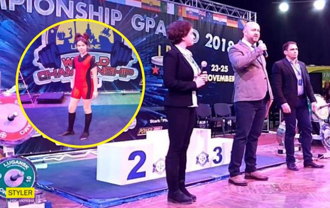 Українська школярка встановила світовий рекорд у становій тязі