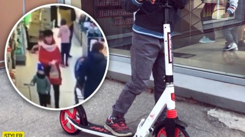 В Киеве наглая воровка совершает кражи вместе с ребенком: видео с "героями"