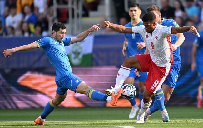 Україна з великими труднощами здолала збірну Мальти у відборі до Євро-2024