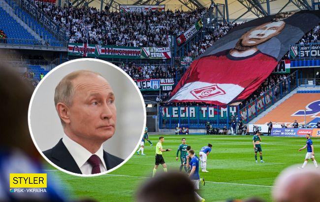 Польские фанаты показали "хорошего" Путина: этот баннер может стать пророческим (фото и видео)