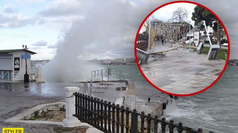 Почти конец света: на Крым обрушился мощный ураган