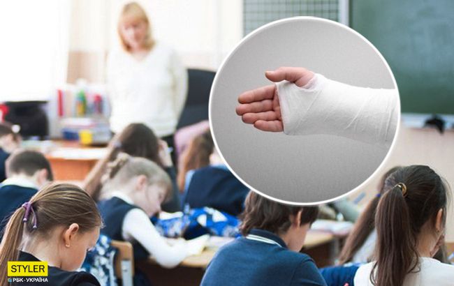 Залишили на уроках зі зламаною рукою: батьки звинувачують вчителя в халатності