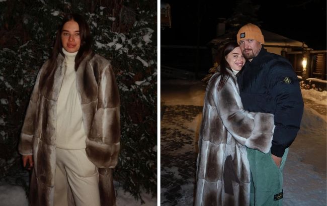 Жена Усика показала шубу за миллион гривен и нарвалась на критику: дело не в цене (фото)