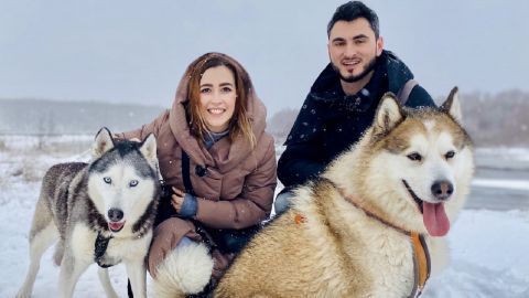 Катання в собачій упряжці і справжнісінький вігвам: українську Лапландію показали на відео