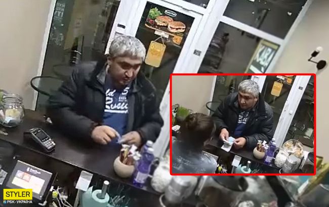 У київському кафе засікли нахабного злодія: відео зі схемою обману