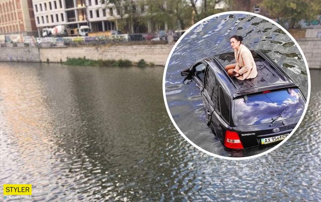 Водій потонулого авто в Харкові розповіла неймовірну історію