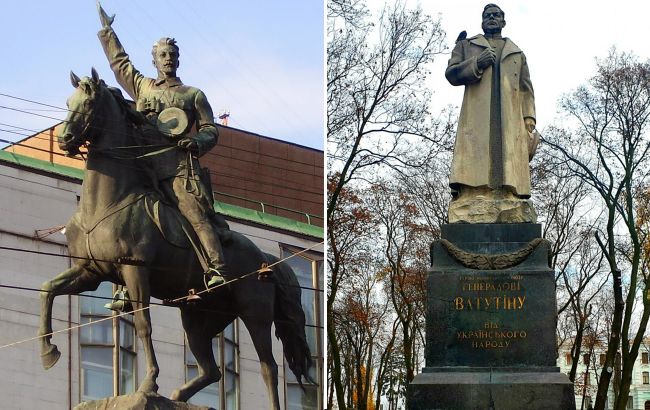 В Киеве снесут еще два памятника и переименуют 11 улиц