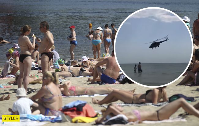 На популярном украинском курорте появились военные вертолеты: пугают низкими полетами