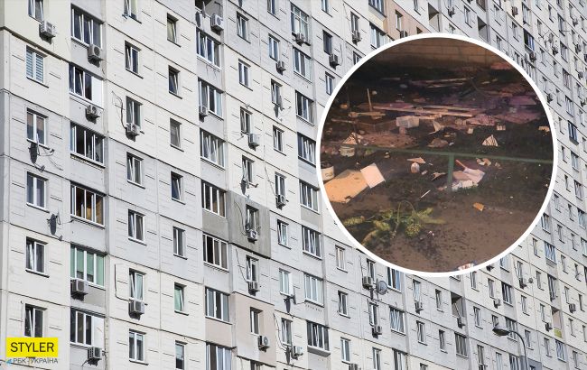 Киевлянин выбросил из окна многоэтажки пол квартиры: соседи ошарашили подробностями (фото)