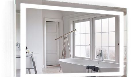 Как осветить ванную комнату с помощью зеркала