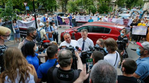 Під Офісом генпрокурора пройшов мітинг проти наркобізнесу в Україні